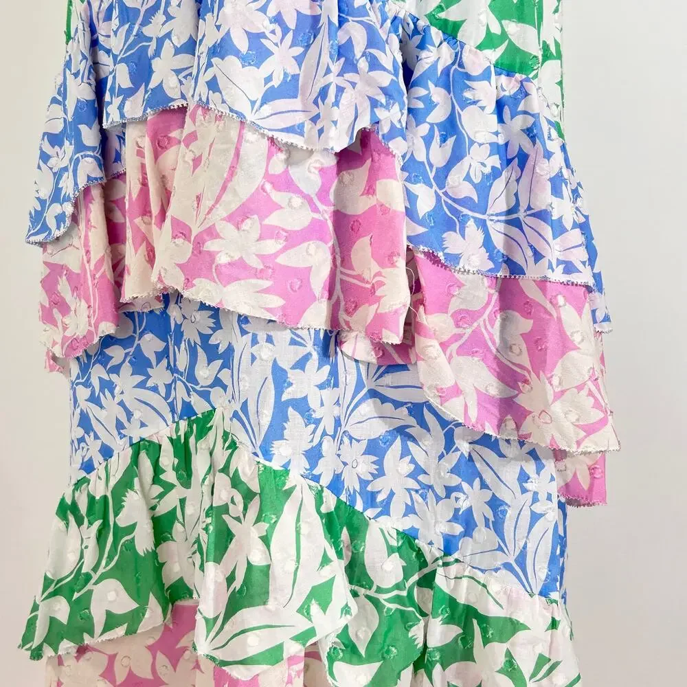 Blogger Fav Rixo Benita Printed Dress worn by Ana Cruz Kayne in Barbie - Picture 10 of 13
